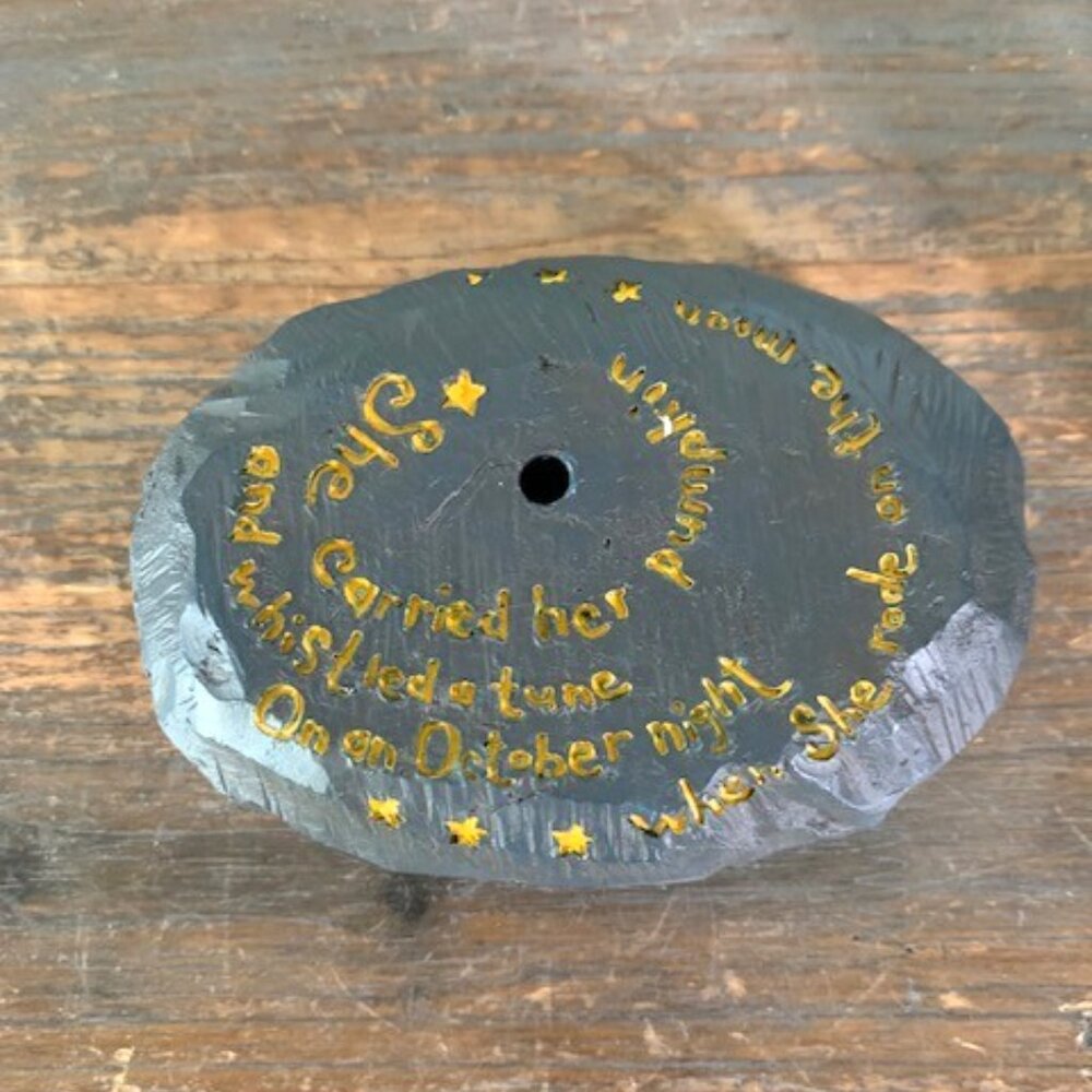 Lang & Wise 2003 August Moon Halloween "Witch On A Moon" Figure - Picture 2 of 8